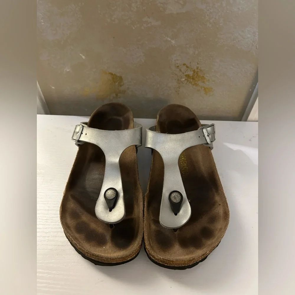 Birkenstock Silver Sandals